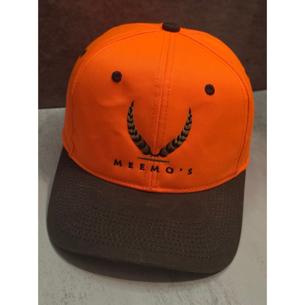 Outdoor Cap Meemo's Pheasant Feathers Blaze Orange Brown Snapback Hat